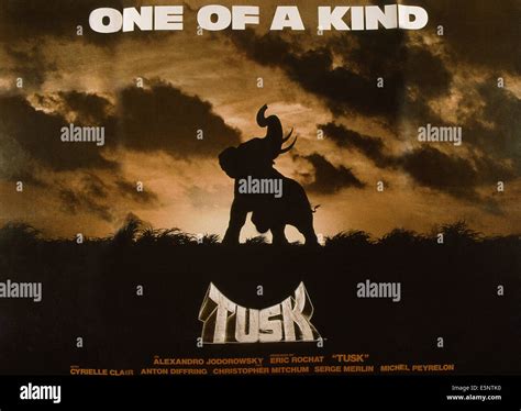 Tusk poster hi-res stock photography and images - Alamy