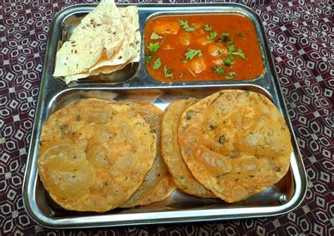 Puri bhaji Recipe by Dolly Kachhwani - Cookpad