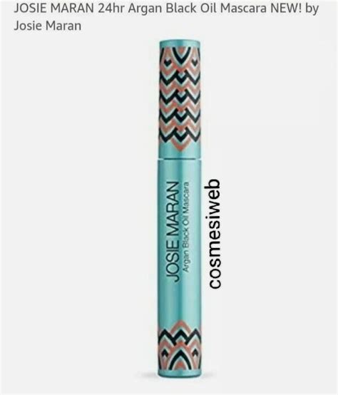 JOSIE MARAN MASCARA ARGAN OIL. BLACK - CosmesiWeb