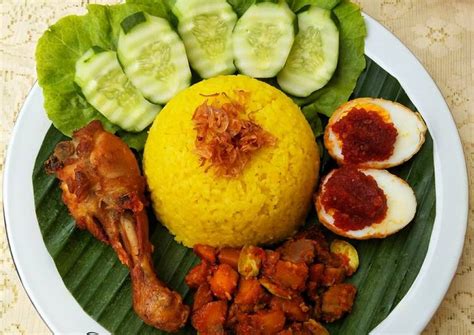 Resep Nasi Kuning Rice Cooker, Bikin Ngiler | Kreasi Masakan