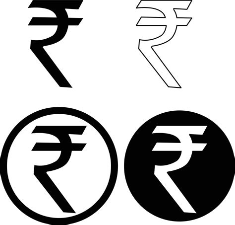 Indian Rupee icon on white background. Indian Rupee symbol. basic ...