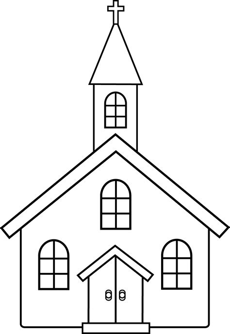 church black and white clipart 20 free Cliparts | Download images on ...