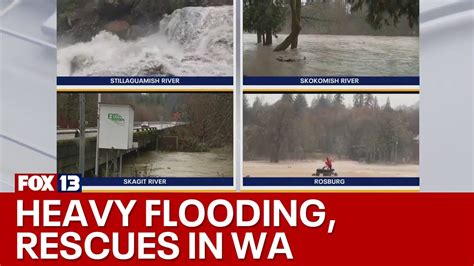 Heavy rainfall causes major flooding, prompts river rescues in ...