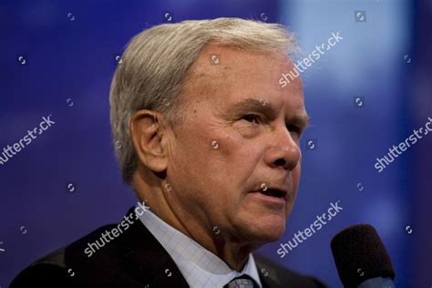 Nbc News Anchor Tom Brokaw During Editorial Stock Photo - Stock Image ...