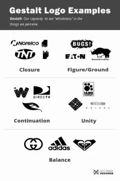 Gestalt Logo Examples in Graphic Design - Self-Made Designer