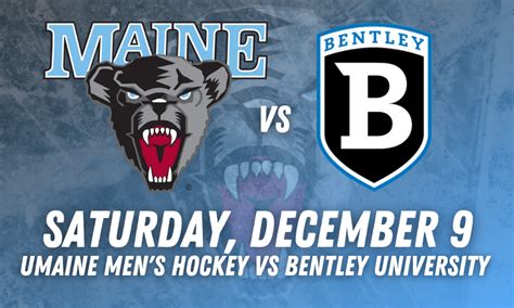 UMaine Men's Hockey vs. Bentley University | Cross Insurance Arena