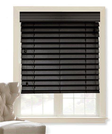 Wood Blinds 2in Veneto, Black - 24in x 36in by Shades Shutters Blinds ...