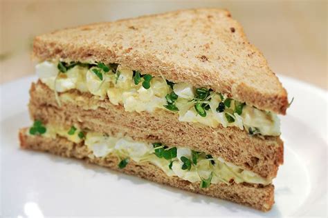 Egg and Cress Sandwich | Egg and cress, Food, Yummy lunches