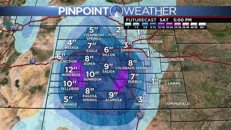 Weekend snowfall forecast maps for Denver and Colorado | FOX31 Denver