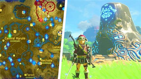 ALL 50 SHRINES! | Legend Of Zelda: Breath Of The Wild | All Shrine ...