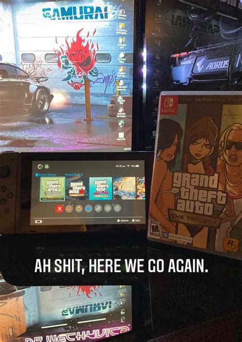 Just picked up a physical copy for the Nintendo Switch : r/GTA