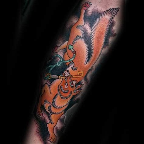 80 Kitsune Tattoo Designs For Men - Japanese Fox Ink Ideas