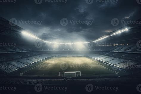 a football stadium at night . Generative ai 23775916 Stock Photo at ...