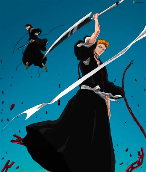 Ichigo saves Renji -BLEACH Hell Arc- by RaphaelDslt on DeviantArt