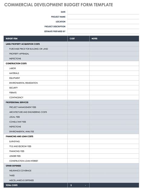 HOME BUILDING PLANNER Excel Template | Construction Project Cost ...