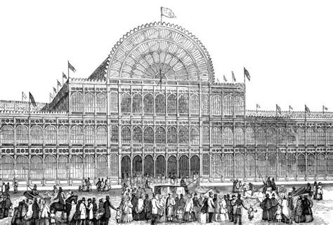 First iron and glass giant. Crystal Palace by Joseph Paxton | The ...