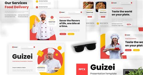 Guizei - Food Delivery Powerpoint Template, Presentation Templates ...