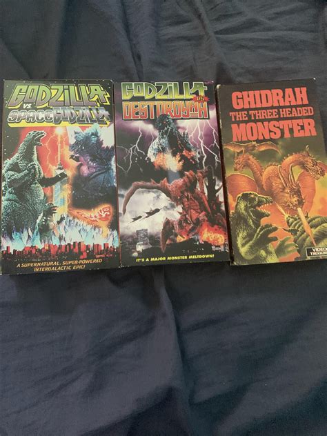 Godzilla VHS tapes I found : r/GODZILLA