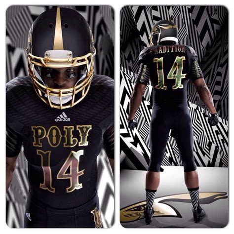 Long Beach Poly High School's new football uniforms