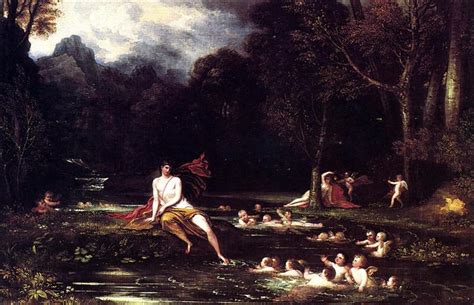 Narcissus and Echo, 1805 - Benjamin West - WikiArt.org