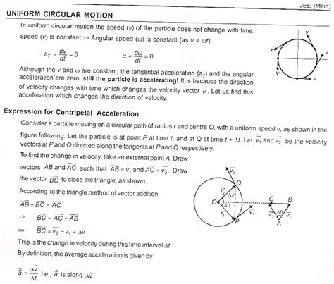 Is delta r divided by delta t equal to v in uniform circular motion ...