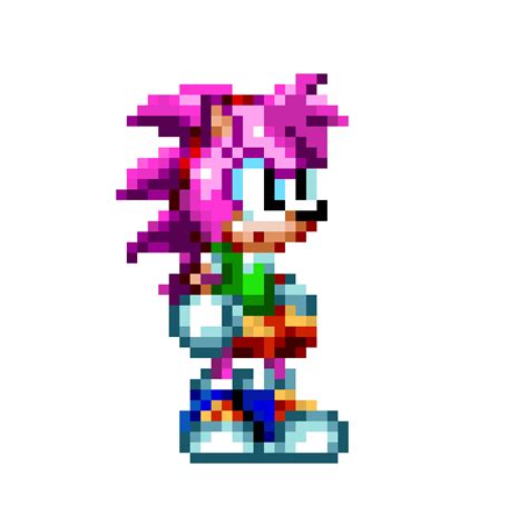 Amy Rose (Mania Style) | Pixel Art Maker