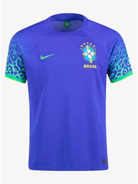 Brazil Away 2022 World Cup Jersey Player Edition.