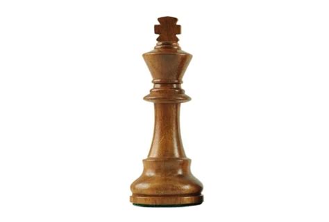 Wooden Chess King