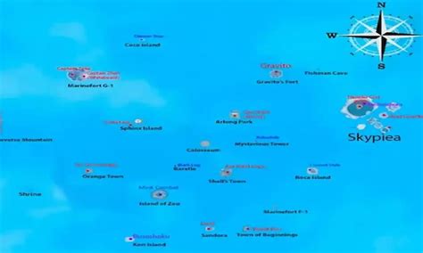 GPO Map: All Islands & Locations In Grand Piece Online Updated