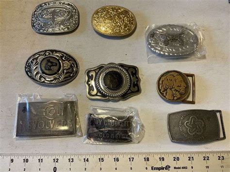 Western style belt buckles - Legacy Auction Company