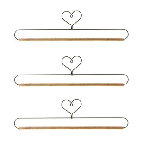 Quilt Hangers, Heart 12" (3 Pack + Clips) | Sew & Quilt