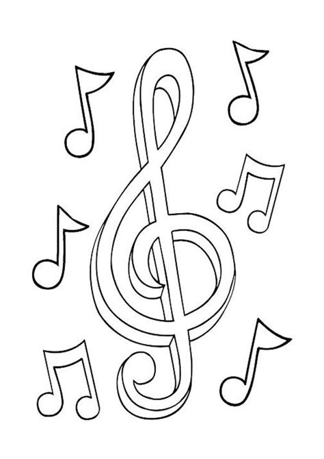 Musical Notes Coloring Pages