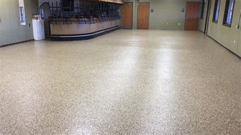 Polyaspartic Floor Coating Installed in Eagan, MN - Slide-Lok