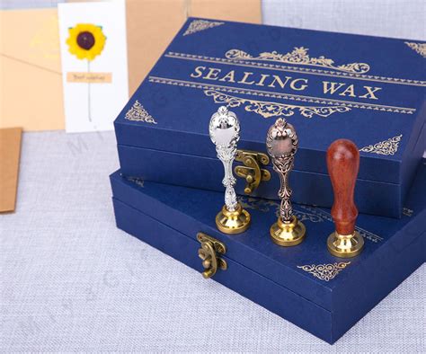 Custom Wax Seal Stamp Kit Sealing Wax Stamp Wax Seal Kit | Etsy