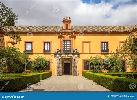 Real Alcazar Gardens in Seville, Spain Stock Photo - Image of house ...