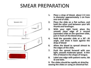 Peripheral blood smear examination | PPT