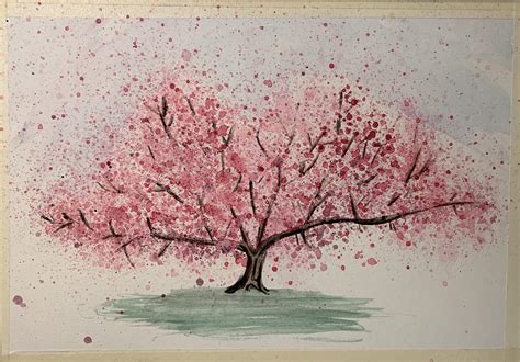 Japanese Tree Drawing Easy ~ Easy Cherry Blossom Drawing Tree ...