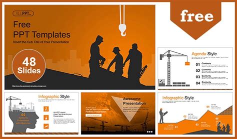 Road Construction Ppt Templates Free Download - FREE PRINTABLE TEMPLATES