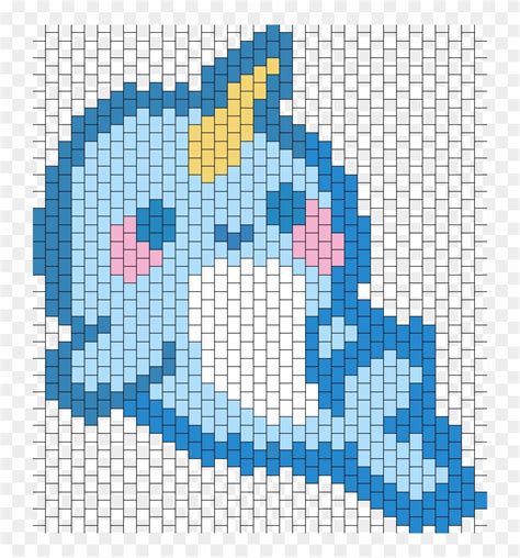 Minecraft Pixel Art Templates Cute Narwhal 49451 - Main Market Square ...