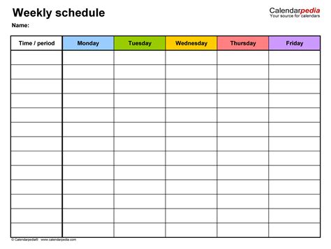 Daily Hourly Planner Template Excel Database