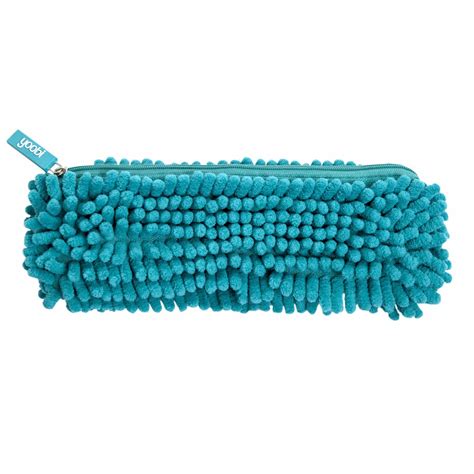 Fuzzy Pencil Case - Aqua | Yoobi