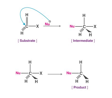 Nucleophilic Substitution Reaction - Definition, Types, Mechanisms ...