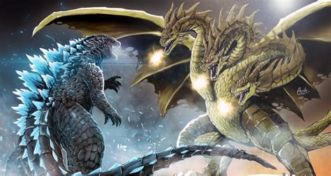 Godzilla vs King Ghidorah by Krit26 on DeviantArt