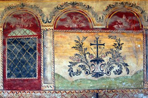 Medieval wall painting stock image. Image of colourful - 17204843