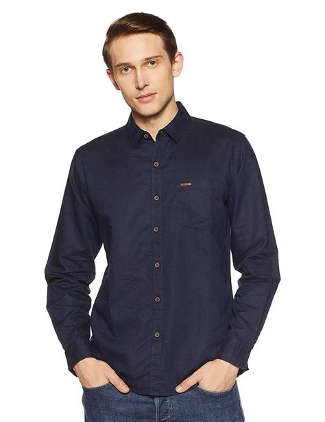 Wrangler Men's Solid Regular Fit Casual Shirt - Guys World