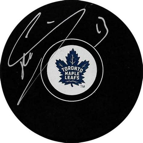 Mats Sundin Signed Toronto Maple Leafs Logo Autograph Model NHL Hockey ...