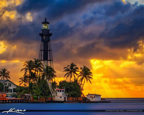 Hillsboro Inlet Lighthouse Pompano Beach Sunrise