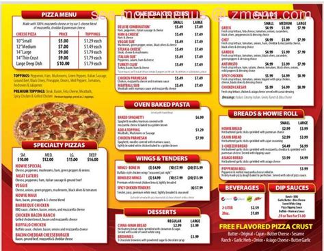 Online Menu of Hungry Howie's Pizza & Subs Restaurant, Vero Beach ...