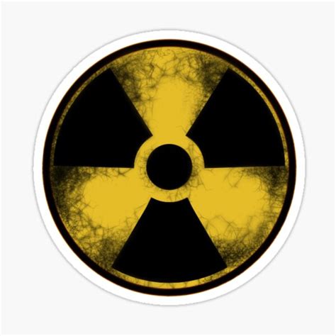 "Nuclear Fallout Symbol" Sticker by aurielphoenix | Redbubble