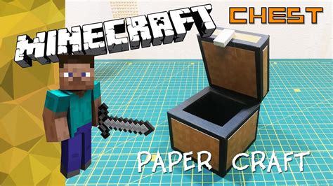 Tutorial | Minecraft Сhest | DIY | How to make a MINECRAFT CHEST ...